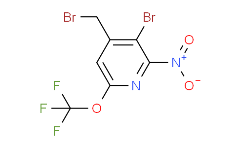 3-Bromo-4-(bromomethyl)-2-nitro-6-(trifluoromethoxy)pyridine