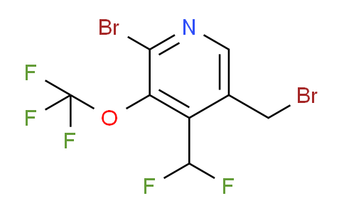 2-Bromo-5-(bromomethyl)-4-(difluoromethyl)-3-(trifluoromethoxy)pyridine