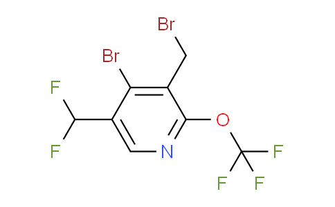 AM55931 | 1804398-53-5 | 4-Bromo-3-(bromomethyl)-5-(difluoromethyl)-2-(trifluoromethoxy)pyridine