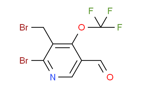 AM55942 | 1806205-90-2 | 2-Bromo-3-(bromomethyl)-4-(trifluoromethoxy)pyridine-5-carboxaldehyde