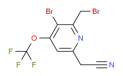 AM55964 | 1804009-15-1 | 3-Bromo-2-(bromomethyl)-4-(trifluoromethoxy)pyridine-6-acetonitrile
