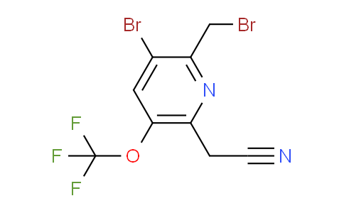 AM55967 | 1806153-31-0 | 3-Bromo-2-(bromomethyl)-5-(trifluoromethoxy)pyridine-6-acetonitrile
