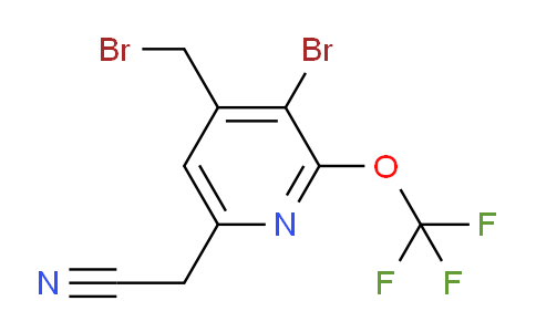 AM55971 | 1806091-23-5 | 3-Bromo-4-(bromomethyl)-2-(trifluoromethoxy)pyridine-6-acetonitrile