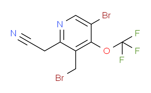5-Bromo-3-(bromomethyl)-4-(trifluoromethoxy)pyridine-2-acetonitrile