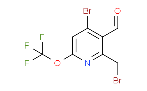 4-Bromo-2-(bromomethyl)-6-(trifluoromethoxy)pyridine-3-carboxaldehyde