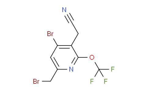 AM55986 | 1804630-30-5 | 4-Bromo-6-(bromomethyl)-2-(trifluoromethoxy)pyridine-3-acetonitrile