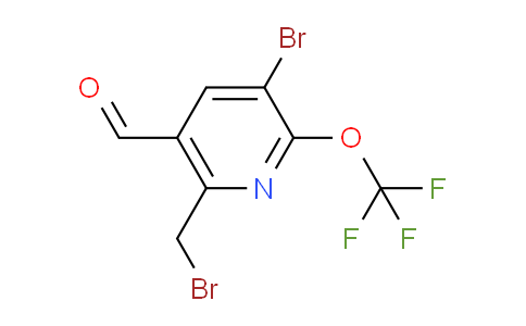 AM55991 | 1804400-13-2 | 3-Bromo-6-(bromomethyl)-2-(trifluoromethoxy)pyridine-5-carboxaldehyde