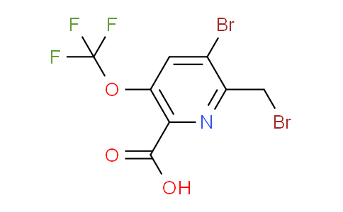 AM56012 | 1804444-57-2 | 3-Bromo-2-(bromomethyl)-5-(trifluoromethoxy)pyridine-6-carboxylic acid