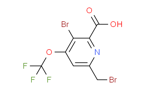 AM56042 | 1806124-52-6 | 3-Bromo-6-(bromomethyl)-4-(trifluoromethoxy)pyridine-2-carboxylic acid