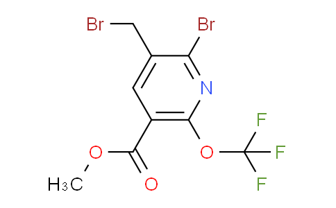 AM56052 | 1803924-04-0 | Methyl 2-bromo-3-(bromomethyl)-6-(trifluoromethoxy)pyridine-5-carboxylate