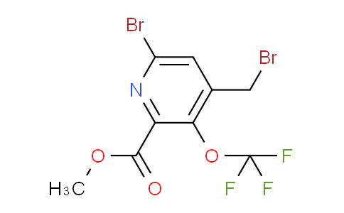 Methyl 6-bromo-4-(bromomethyl)-3-(trifluoromethoxy)pyridine-2-carboxylate