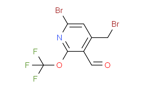6-Bromo-4-(bromomethyl)-2-(trifluoromethoxy)pyridine-3-carboxaldehyde