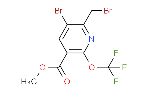 Methyl 3-bromo-2-(bromomethyl)-6-(trifluoromethoxy)pyridine-5-carboxylate