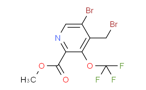 Methyl 5-bromo-4-(bromomethyl)-3-(trifluoromethoxy)pyridine-2-carboxylate