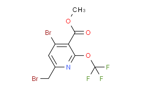 Methyl 4-bromo-6-(bromomethyl)-2-(trifluoromethoxy)pyridine-3-carboxylate