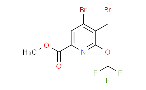 Methyl 4-bromo-3-(bromomethyl)-2-(trifluoromethoxy)pyridine-6-carboxylate