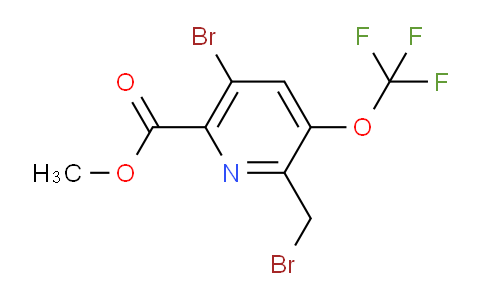 AM56088 | 1806125-96-1 | Methyl 5-bromo-2-(bromomethyl)-3-(trifluoromethoxy)pyridine-6-carboxylate