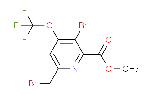Methyl 3-bromo-6-(bromomethyl)-4-(trifluoromethoxy)pyridine-2-carboxylate