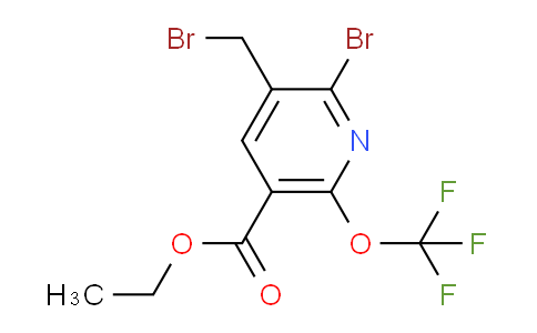 AM56095 | 1806209-73-3 | Ethyl 2-bromo-3-(bromomethyl)-6-(trifluoromethoxy)pyridine-5-carboxylate