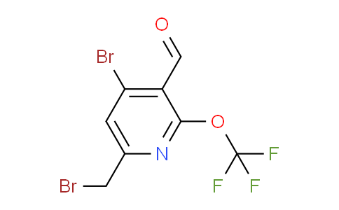 AM56104 | 1804574-46-6 | 4-Bromo-6-(bromomethyl)-2-(trifluoromethoxy)pyridine-3-carboxaldehyde