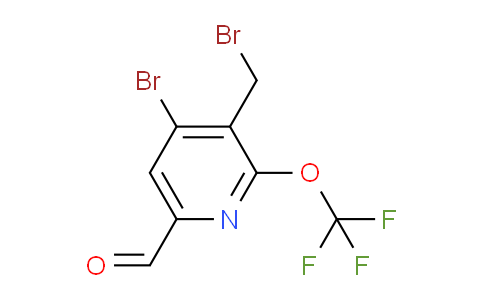 4-Bromo-3-(bromomethyl)-2-(trifluoromethoxy)pyridine-6-carboxaldehyde