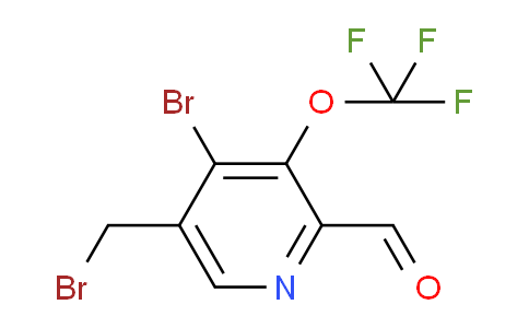 4-Bromo-5-(bromomethyl)-3-(trifluoromethoxy)pyridine-2-carboxaldehyde