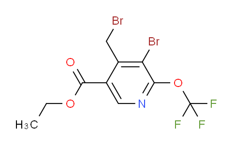 AM56117 | 1803645-55-7 | Ethyl 3-bromo-4-(bromomethyl)-2-(trifluoromethoxy)pyridine-5-carboxylate
