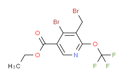 AM56133 | 1804567-68-7 | Ethyl 4-bromo-3-(bromomethyl)-2-(trifluoromethoxy)pyridine-5-carboxylate