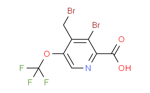 AM56137 | 1804444-61-8 | 3-Bromo-4-(bromomethyl)-5-(trifluoromethoxy)pyridine-2-carboxylic acid