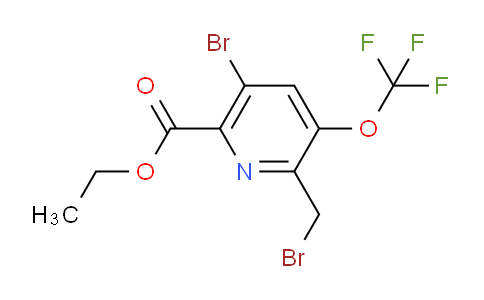 AM56143 | 1806204-74-9 | Ethyl 5-bromo-2-(bromomethyl)-3-(trifluoromethoxy)pyridine-6-carboxylate