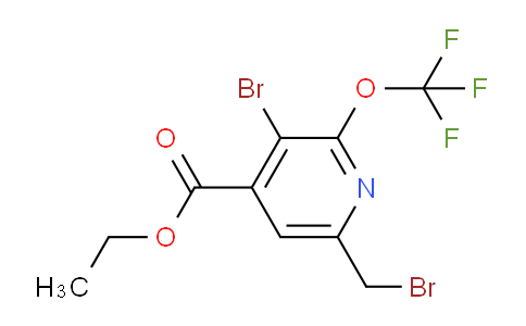 AM56146 | 1806126-34-0 | Ethyl 3-bromo-6-(bromomethyl)-2-(trifluoromethoxy)pyridine-4-carboxylate