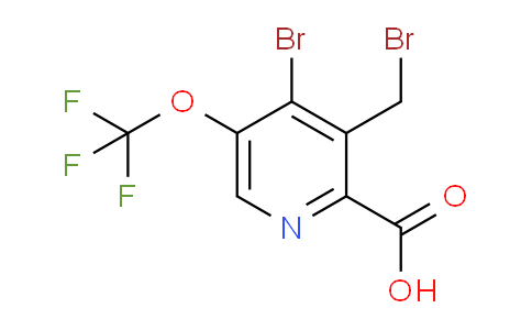 AM56151 | 1803645-54-6 | 4-Bromo-3-(bromomethyl)-5-(trifluoromethoxy)pyridine-2-carboxylic acid