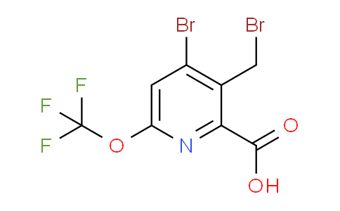 AM56152 | 1804630-67-8 | 4-Bromo-3-(bromomethyl)-6-(trifluoromethoxy)pyridine-2-carboxylic acid