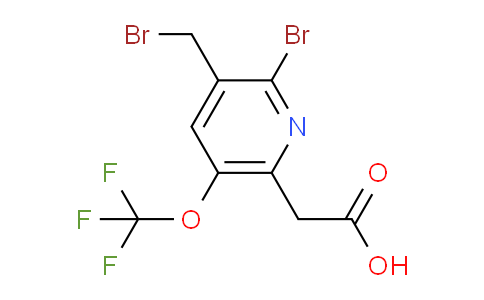 AM56153 | 1804567-80-3 | 2-Bromo-3-(bromomethyl)-5-(trifluoromethoxy)pyridine-6-acetic acid
