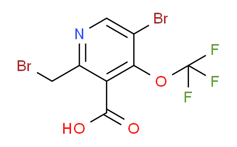 5-Bromo-2-(bromomethyl)-4-(trifluoromethoxy)pyridine-3-carboxylic acid