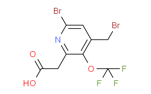 6-Bromo-4-(bromomethyl)-3-(trifluoromethoxy)pyridine-2-acetic acid