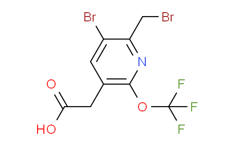 AM56161 | 1804583-87-6 | 3-Bromo-2-(bromomethyl)-6-(trifluoromethoxy)pyridine-5-acetic acid