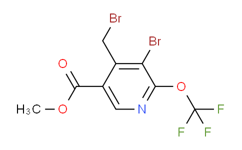 Methyl 3-bromo-4-(bromomethyl)-2-(trifluoromethoxy)pyridine-5-carboxylate