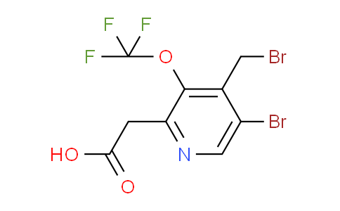 5-Bromo-4-(bromomethyl)-3-(trifluoromethoxy)pyridine-2-acetic acid