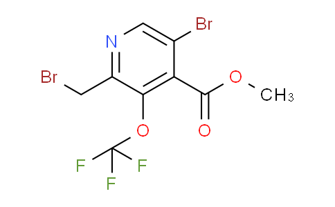 Methyl 5-bromo-2-(bromomethyl)-3-(trifluoromethoxy)pyridine-4-carboxylate