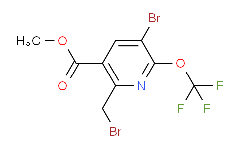 Methyl 3-bromo-6-(bromomethyl)-2-(trifluoromethoxy)pyridine-5-carboxylate