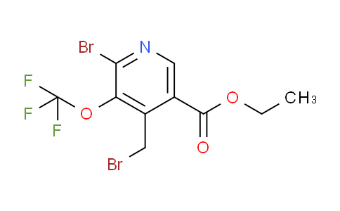 Ethyl 2-bromo-4-(bromomethyl)-3-(trifluoromethoxy)pyridine-5-carboxylate