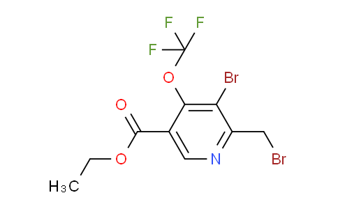 AM56183 | 1804583-36-5 | Ethyl 3-bromo-2-(bromomethyl)-4-(trifluoromethoxy)pyridine-5-carboxylate