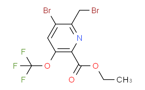 AM56185 | 1806204-50-1 | Ethyl 3-bromo-2-(bromomethyl)-5-(trifluoromethoxy)pyridine-6-carboxylate