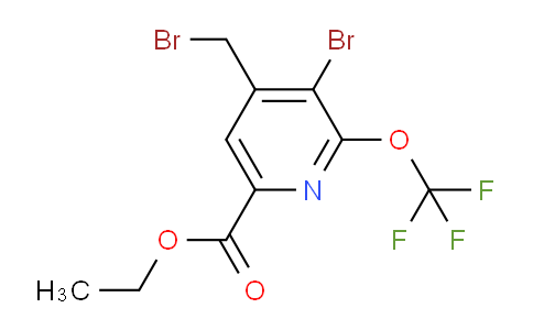AM56187 | 1803916-54-2 | Ethyl 3-bromo-4-(bromomethyl)-2-(trifluoromethoxy)pyridine-6-carboxylate