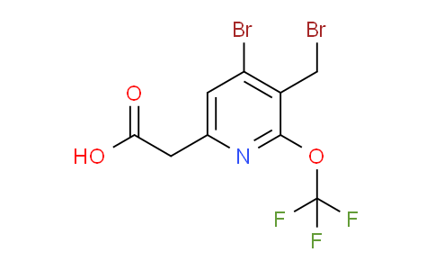 AM56188 | 1803997-41-2 | 4-Bromo-3-(bromomethyl)-2-(trifluoromethoxy)pyridine-6-acetic acid