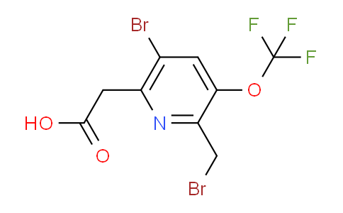 AM56190 | 1806198-11-7 | 5-Bromo-2-(bromomethyl)-3-(trifluoromethoxy)pyridine-6-acetic acid