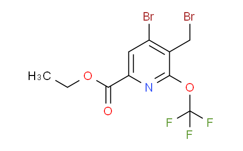 AM56201 | 1806204-55-6 | Ethyl 4-bromo-3-(bromomethyl)-2-(trifluoromethoxy)pyridine-6-carboxylate