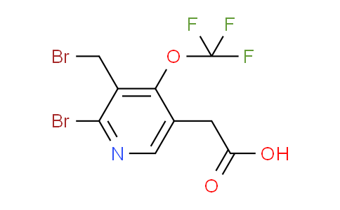 AM56207 | 1804445-66-6 | 2-Bromo-3-(bromomethyl)-4-(trifluoromethoxy)pyridine-5-acetic acid