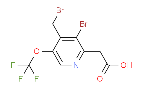 AM56221 | 1803925-47-4 | 3-Bromo-4-(bromomethyl)-5-(trifluoromethoxy)pyridine-2-acetic acid